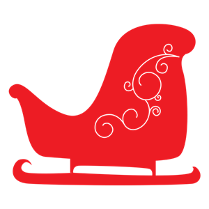 Santa sleigh PNG-38675